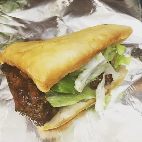 Instagram: Jerk burger on fry bake