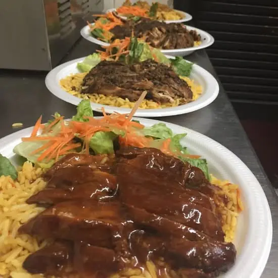 Curry Chicken Plate, Tropical Paradise