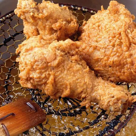 Fried Chicken Plate, Tropical Paradise