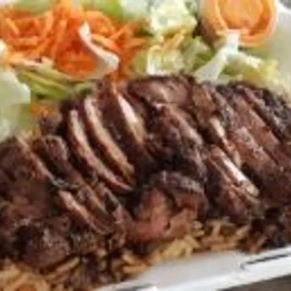 Jerk Chicken Plate (bone-in), Tropical Paradise